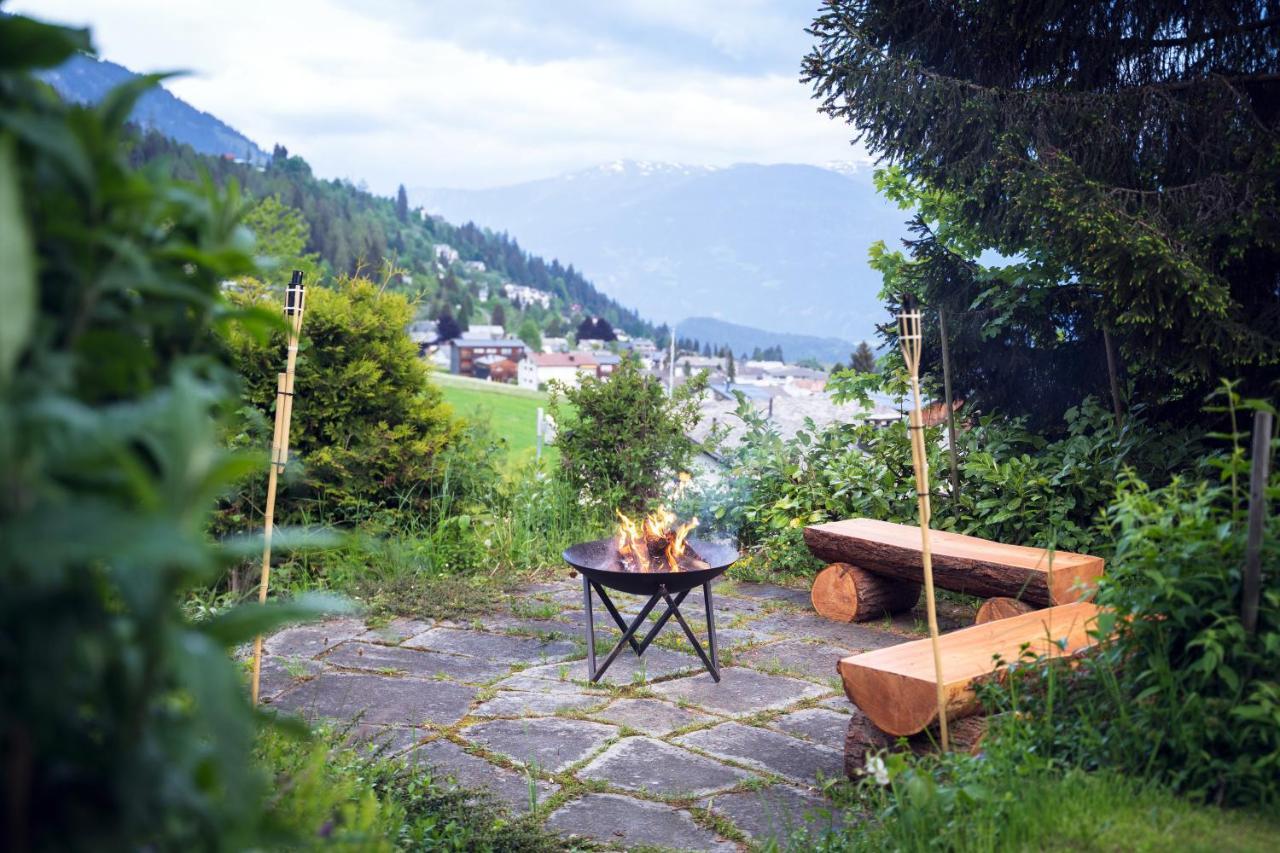 Charmantes Apartment Mit Grossem Garten .Kids4Free. Flims Exterior foto